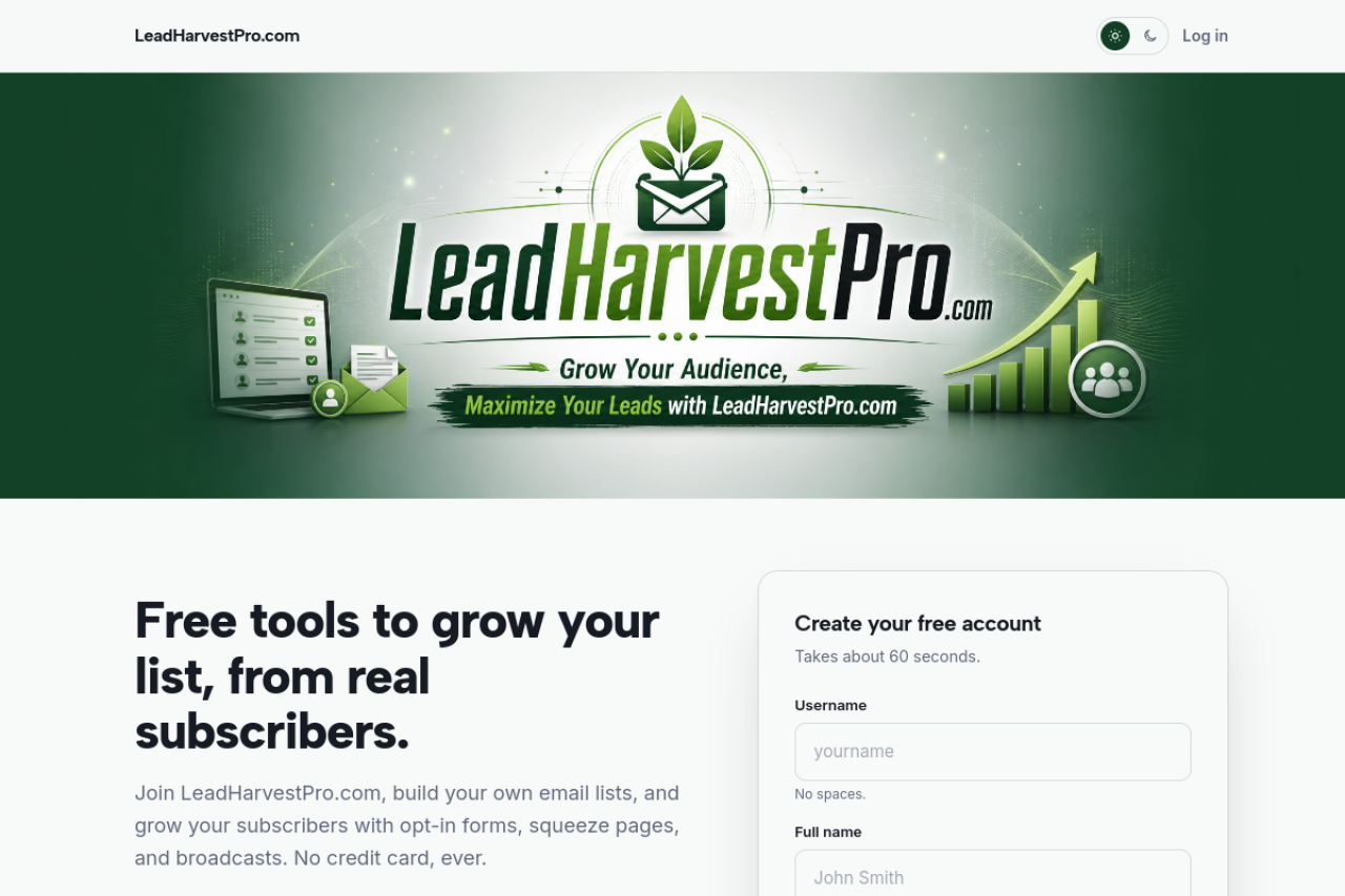 LeadHarvestPro.com