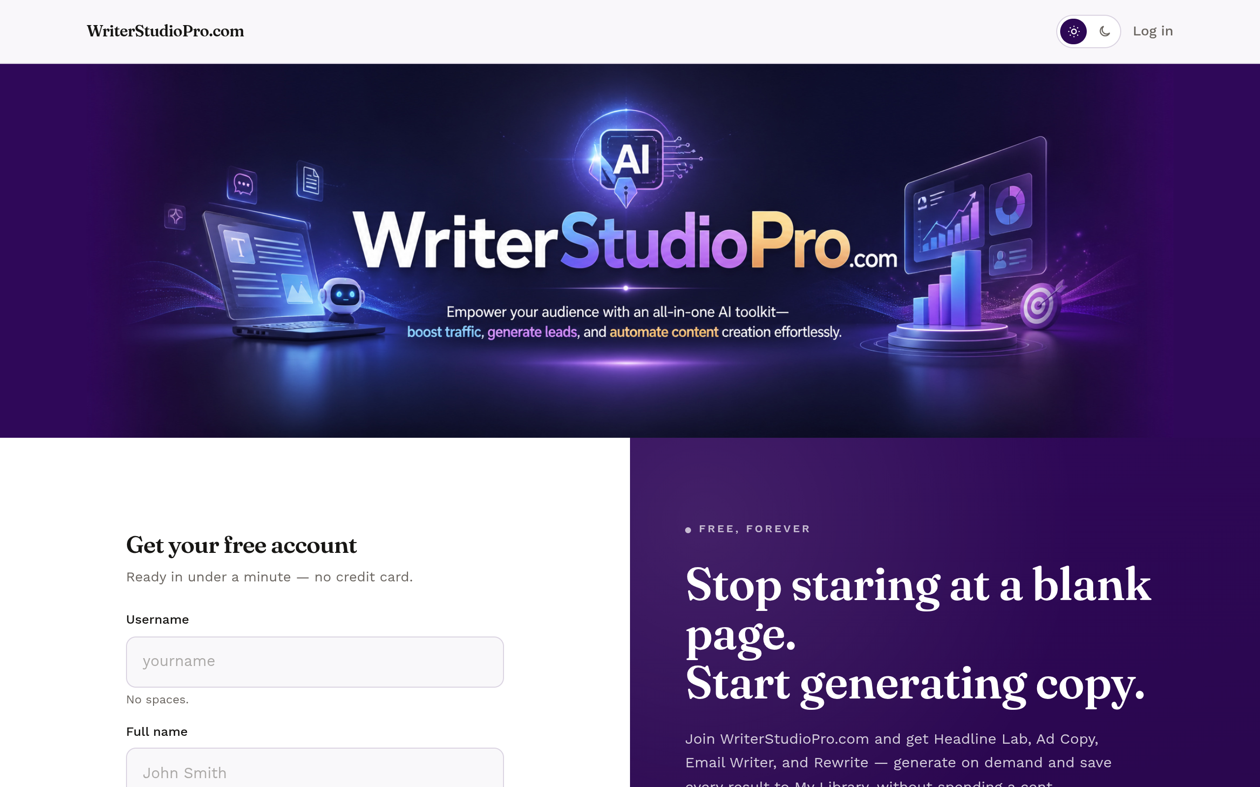 WriterStudioPro.com